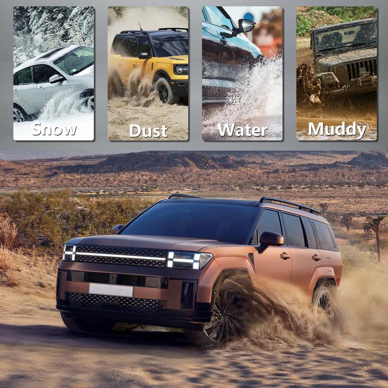 4Pcs For Hyundai Santa Fe Splash Guards mudguards Fenders Mudflaps Mud Flaps Mud Guards Front Rear Car Accessories 2024 2025