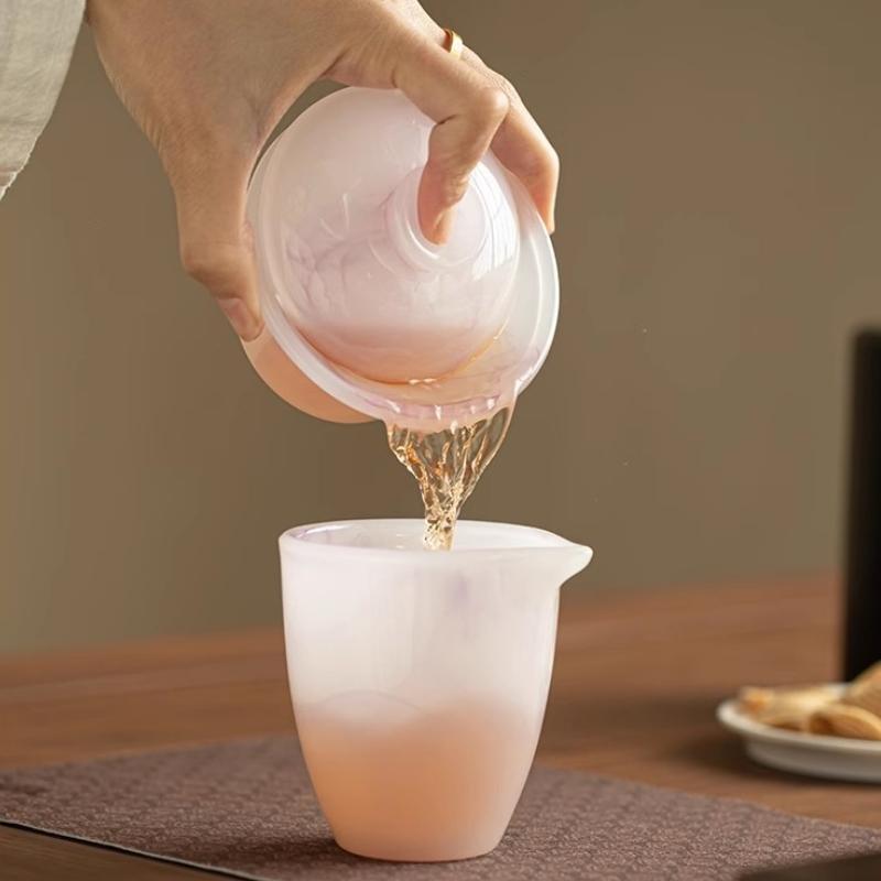 Colored Glaze Gaiwan Chinese Kung Fu Tea Ceremony Tureen Ice Purple Sancai Tea Cup Bowl Household Retro Teacup Teaware Drinkware