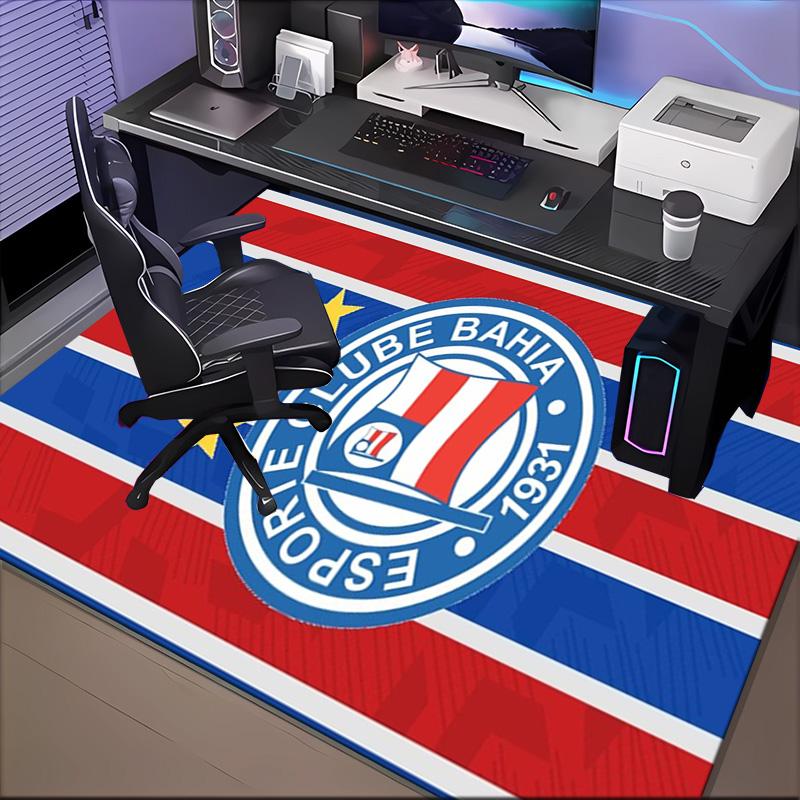 Ba-hia Sports Club Emblem Printed Office Carpet Chair Cushion  Entryway Rug, Rugs for Living Room, Bedroom Christmas gifts