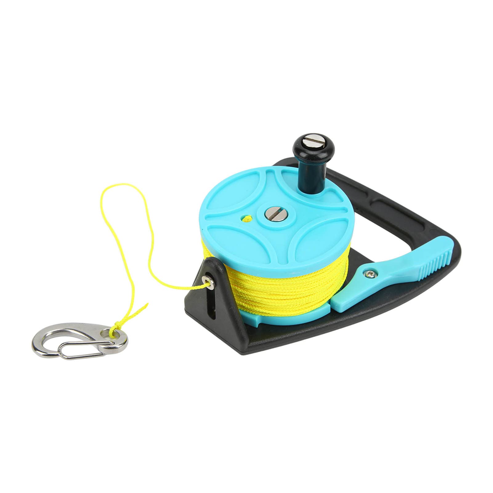 

Scuba Diving Reel, Diving Reel Pool, Diving Reel with Thumb Stopper, Adjustable Diving Reel, for Underwater Use and Snorkeling, 46m (Sky Blue Wheel)