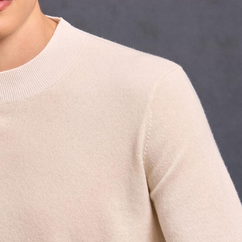Men's 100% Cashmere Round Neck Sweater