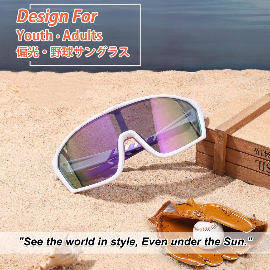 Karsaer Polarized Sports Sunglasses for Men and and TAC UV400 Eye E1172 Women, Cycling, Running, Fishing, Lens, Protection,