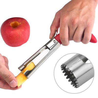 Pere, mere, fructe, tăietor pentru îndepărtarea semințelor, tăietor din oțel inoxidabil pentru mere, răsucire a miezului de fructe, scoatere groapă, bar, obiecte de bucătărie