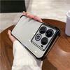 Case for infinix NOTE 40 Pro+ 5G,Pro 5G,Pro 4G Electroplated Color Border Clear Phone Casing Cover