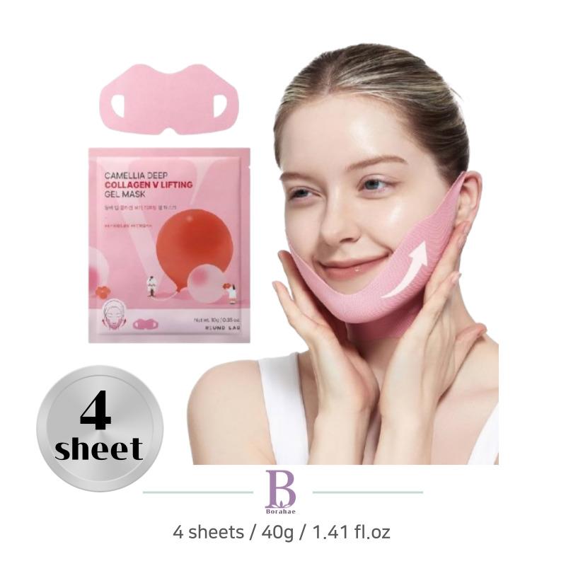 

ROUND LAB Camellia Deep Collagen V Lifting Гель-маска 4 шт. 4ea