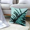 Ins Small Fresh Plant Car Sofa Pillow Cushion Cover Office Printed Lumbar Cushion Home Supplies