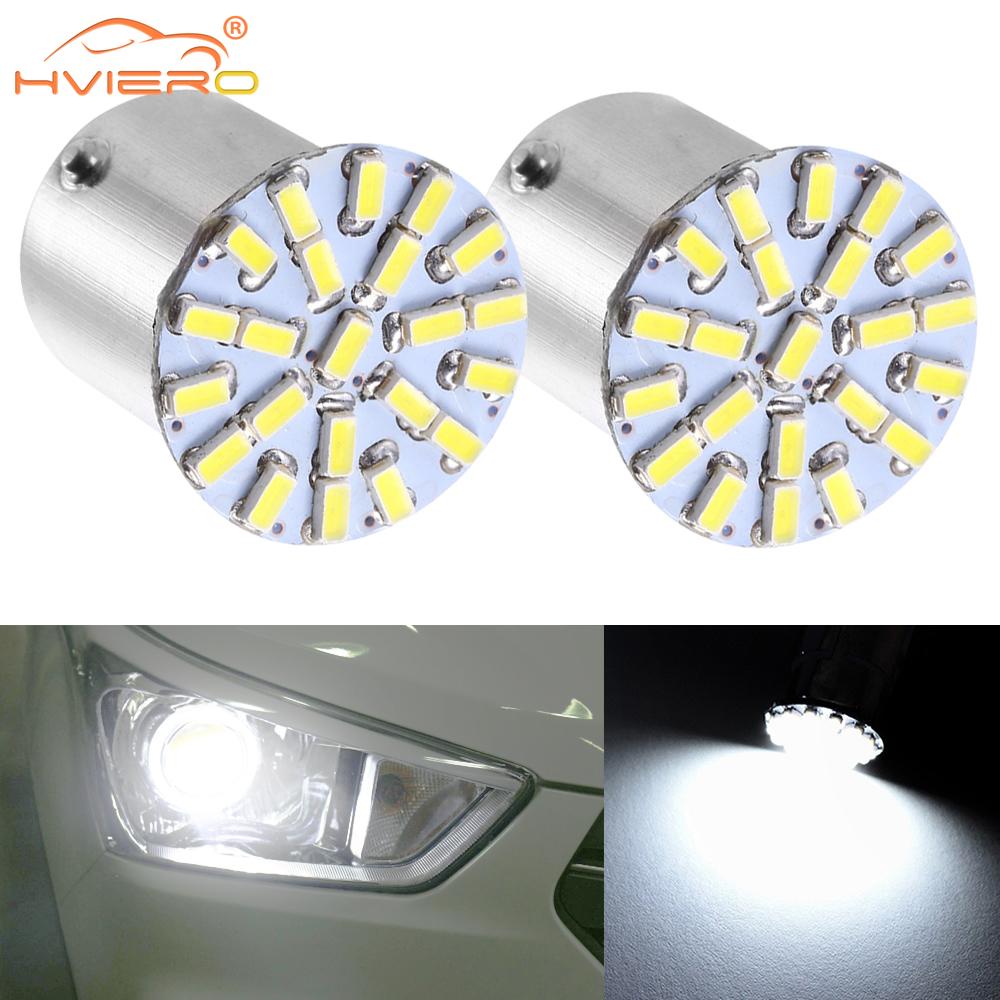 2X Auto SPZ Brzdové Směrové Světlo P21W 1157 1156 22SMD LED DC 12V Auto Parkovací Couvací Klínové Zadní Světlo Žárovka Kufru Vícebarevné