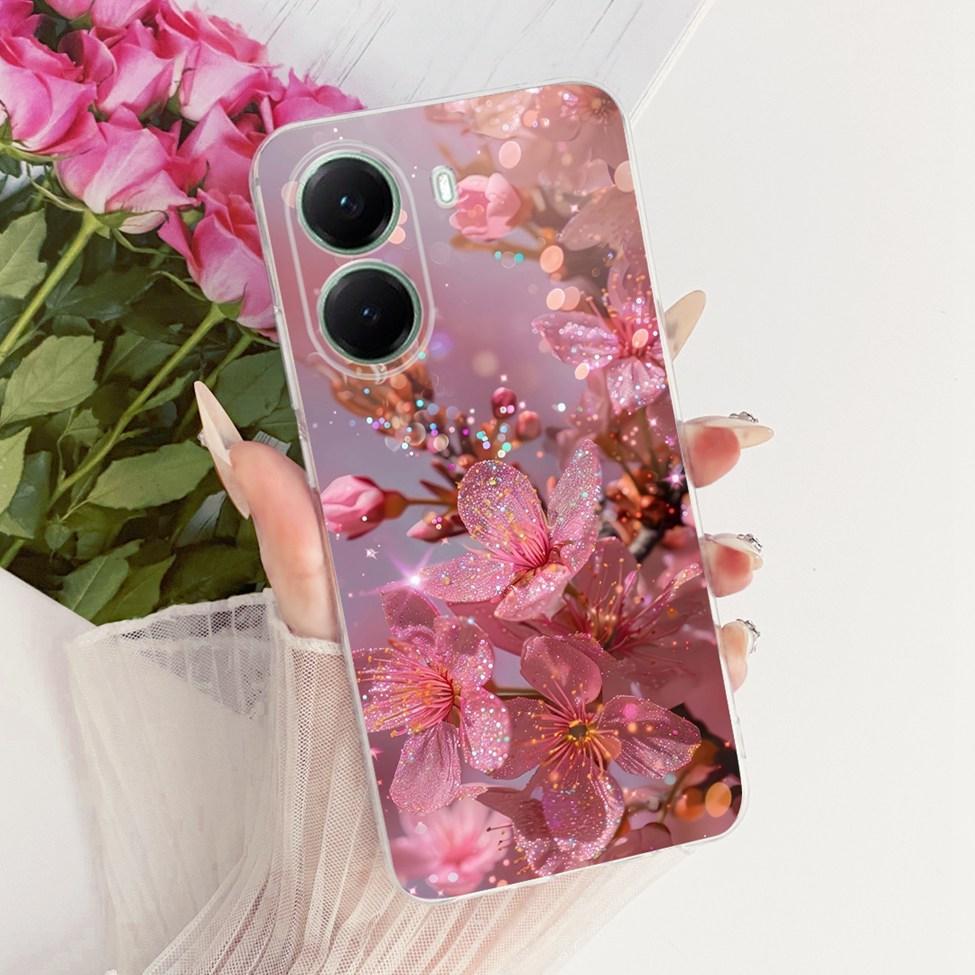 Clear For Xiaomi Poco X7 Pro Case Cover Cute Cat Fashion Butterfly Funny Painted Casing For Poco X7Pro 2412DPC0AI 2412DPC0AG
