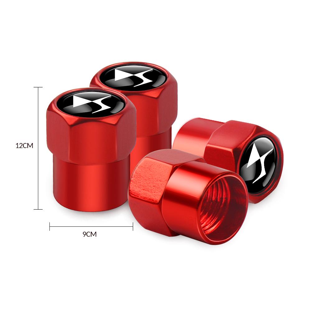 Car Wheel Tire Valve Caps Tyre Stem Caps Bolt-In For DS SPIRIT DS3 DS4 DS4S DS5 5LS DS6 DS7 DS9 Deesse Elysee Xsara DS2 RUBIS
