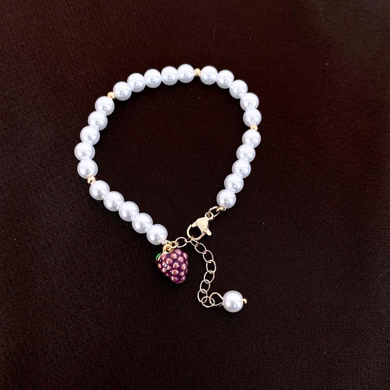 Retro Geometrický Náramek ze Sladkovodních Perel - Módní Pokročilý Design Šperků pro Ženy