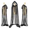 European and American New Style Mesh Halloween Cape Witch Cosplay Costume for Masquerade Performance