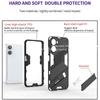 For OPPO Realme 10 4G Shockproof Armor Case Back Cover For Realme 10 4G Magnetic Kickstand Anti-Fall Protect Phone Cases Coque
