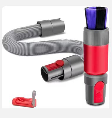 Escova de pó sem riscos 2024 + mangueira de extensão flexível para peças de reposição de aspirador de pó sem fio Dyson V7 V8 V10 V11 V15