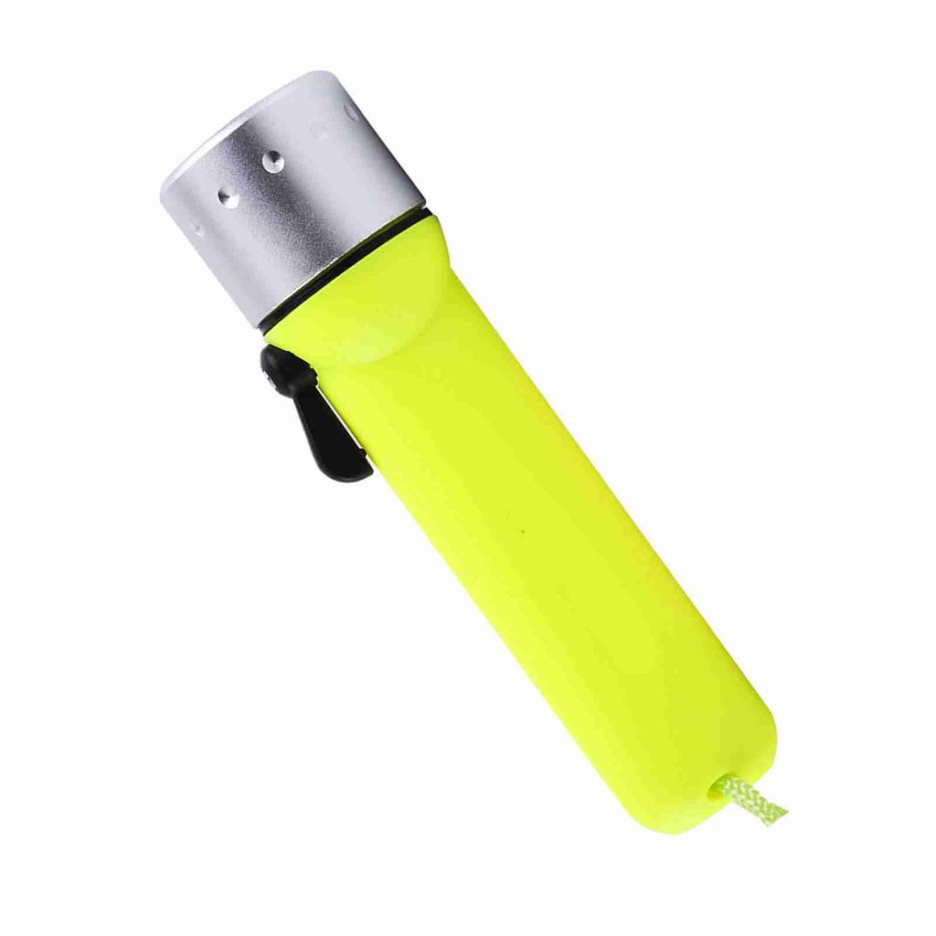 180LM LED Vodotěsná Potápěčská Svítilna Fluorescenční Zelená Podvodní Svítilna s Poutkem na Ruku