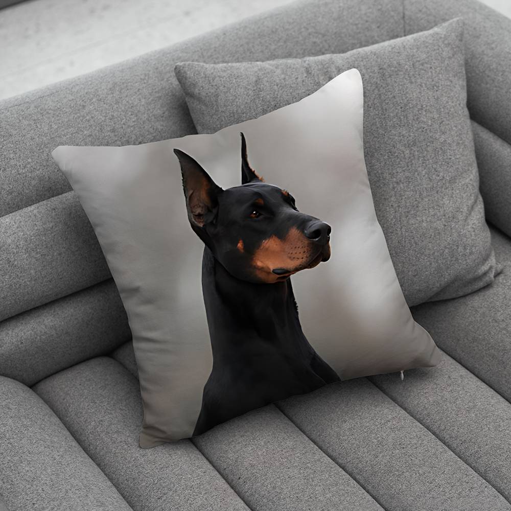 Doberman Dog Creative patterned pillowcases for interior decoration office living room home
