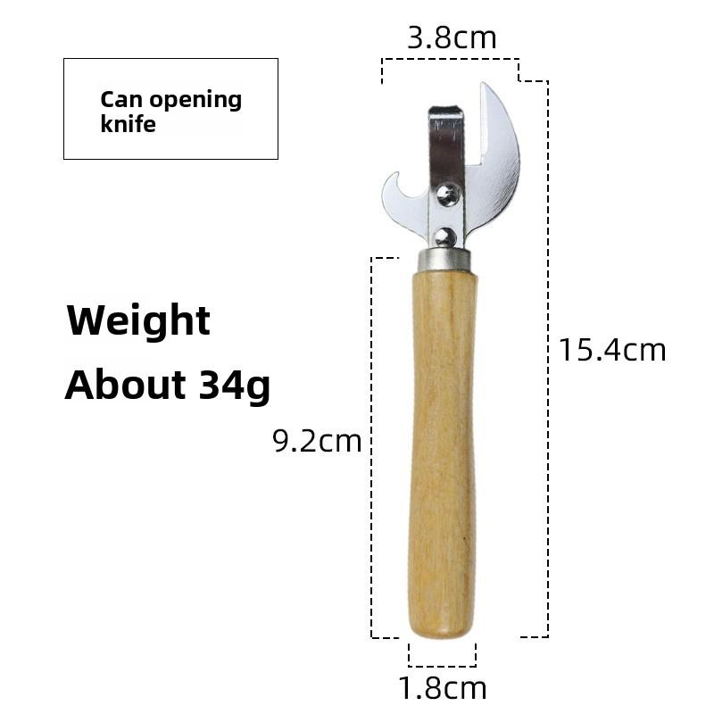 

Дерев яна ручка Відкривачка для пивних бляшанок Багатоцільова відкривачка для винних пляшок No. 150