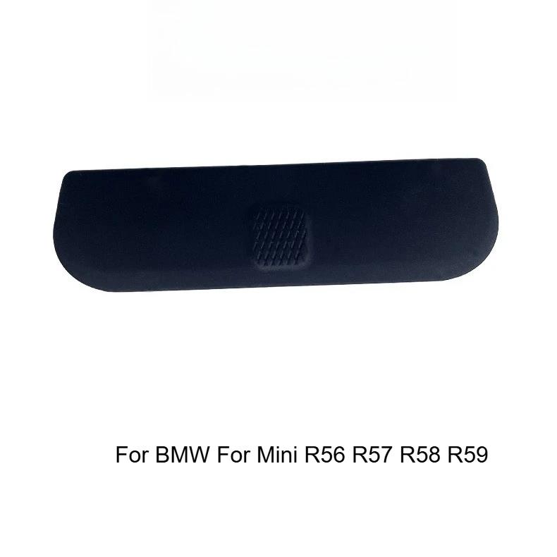 1PC Black Car License Plate Frame Trunk Switch Button Rubber Cover For BMW For Mini Cooper R56 R57 R58 R59 Car Accessories License Plate Covers