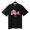 Manufacturer wholesale tide brand angel severed head teddy bear printed T-shirt loose men and women ins couple letter short sleeves