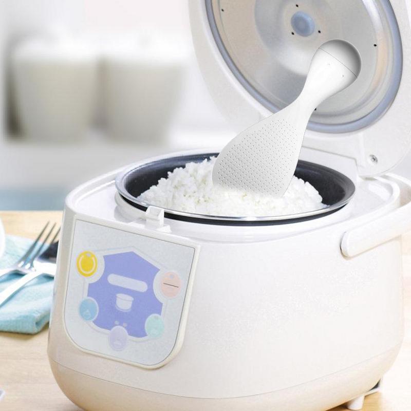 Tumbler Rice Spoon Stand Up Non Stick Kitchen Tool Food Grade Easy To Clean Gadgets Buffet Cooking Spoons