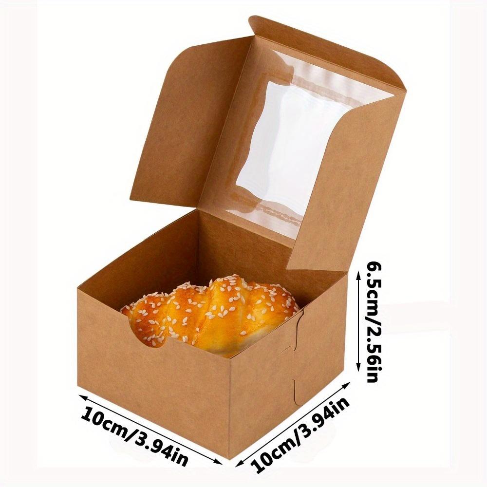 24 Stück Mini-Geschenkboxen mit Fenster Perfekt für Geschenkausstellung & Verpackung Ideal für Weihnachten Neujahr Hochzeiten Jubiläen & Partys DIY-Bastelarbeiten