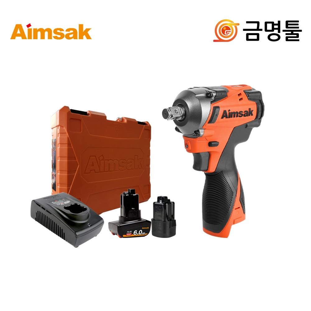 

Imsak BL14SQ636 аккумуляторный ударный гайковерт 14,4 В 6,0 Ач 3,0 Ач 1 2-дюймовый двигатель BL, 2 регулировки скорости