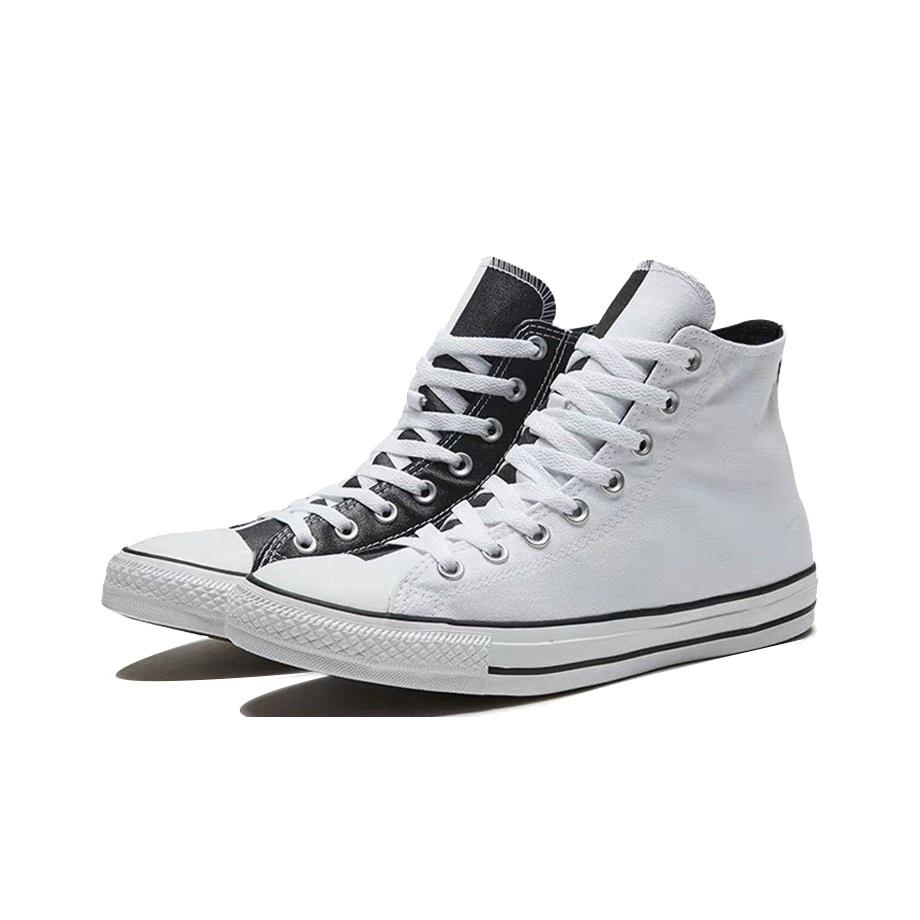 Converse Chuck Taylor All Star Enkla Bekväma Höga Kanvas Skor Unisex Sneakers Svart Vit 163235C
