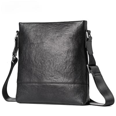 Echtes Leder Herren Umhängetasche Lässige vertikale Top Layer Rindsleder Schultertasche Business Integrierte echtes Leder Schultertasche