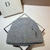 Youth Street Versatile Knitted Hat Cross Pin Personality Men'S And Women'S Warm Wool Hat Trend