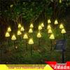 Solar-LED-Pilz-Lichterkette: Wasserdichte Outdoor-Dekorationslichter für Rasen und festliche Atmosphäre
