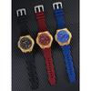 Luxury Men's Watch Chronograph Date Silicone Strap Male Clock Waterproof Luminous Quartz Fashion Sports Watches For Men
