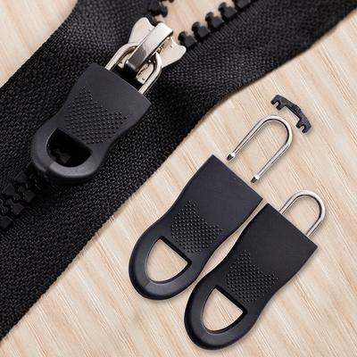 8Pcs Replacement Zipper Head Tool-free Removable Zipper Puller for Luggage Schoolbag End Fit Rope Tag Clothing Zip Fixer Broken