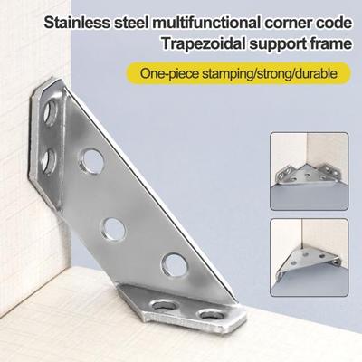 5/3/1PCS Corner Brackets Stainless Steel Furniture Angle Shelf Connector Cabinet Support Fixing Frame Corner Brace with Screw