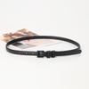 All-match Candy Color Small Women's Waistband High-end Thin Good-looking Belt with Alloy Pin Buckle Decoration for Dress Pants