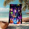 Ultra-Soft Beach Towel with KPop Demon Hunters Theme,Ideal for Pool - Camping, Diving - Perfect Travel Essential, Vibrant Beach Towel.