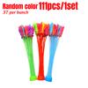 111 pz/1 set Palloncini ad Acqua Riempimento Rapido Bombe d'Acqua Estive Festa in Piscina Gioco di Squadra all'Aperto Giocattoli Splash per la Spiaggia Decorazione Divertente per Festival