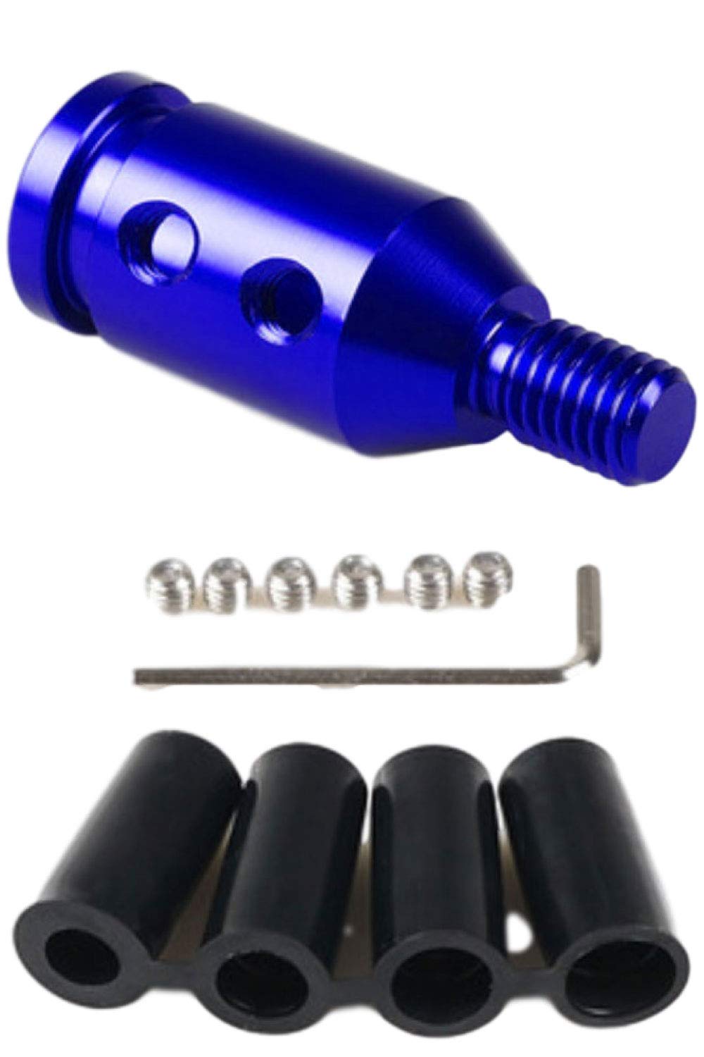 

morytrade Shift Knob Conversion Adapter M10 x 1.5 Shift Lever Screw Adapter Auto Car Universal (Blue) синий