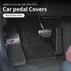 BAFS3 For 2025 Hot 2Pcs Car Logo Door Pedal Cover Alloy Door Pedal Cap Accessories For BMW E46 E90 E60 F30 F10 E39 E36 F20 E87 E90
