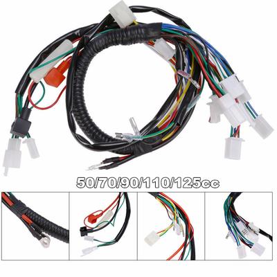 For Chinese ATV UTV Quad 4 Wheeler 50 70 90 110cc 125cc Electric Wiring Harness