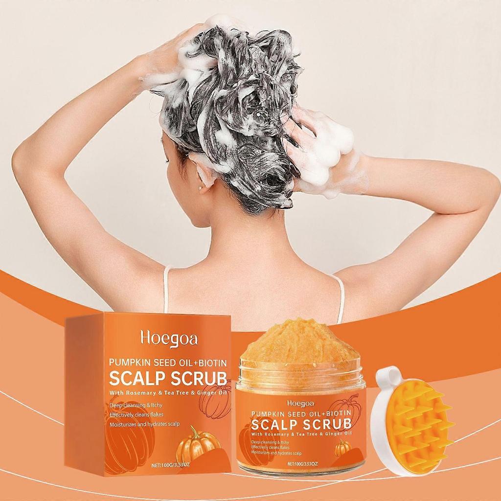 Hoegoa The Scalp Nourishing Scrub Gently Cleanses The Stratum Corneum, Cares For The Scalp, And Makes It Smooth, Moisturizing And Refreshing