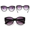 Cat Eye Sunglasses Ladies Fashion Desi Oversized Vintage Gradient Glasses Classic Blue Leopard Shades lunette de soleil femme