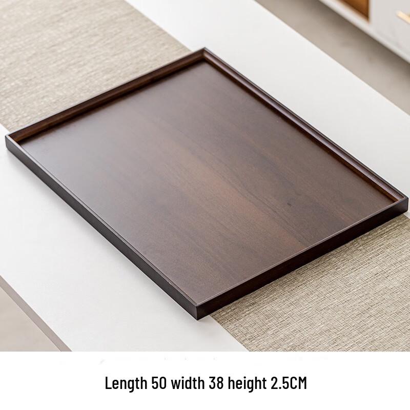 

Rectangular Wooden Serving Tray Right-Angle Tray 50x38cm