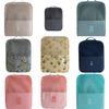 Travel Shoe Organizer Bag With Waterproof Diagonal Fabric For Shoes And Boots