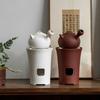 Handmade White Peat Tea Warmer Holder Alcohol Burner Stove Kettle Stand Boiling Water Carbon Furnace Cha Accessories Ornaments