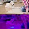 LED UV Light Lamp Torch Detector for Dog Urine Stains Ultraviolet Blacklight Outdoor Waterproof Aluminum 9-100 LED UV Flashlight