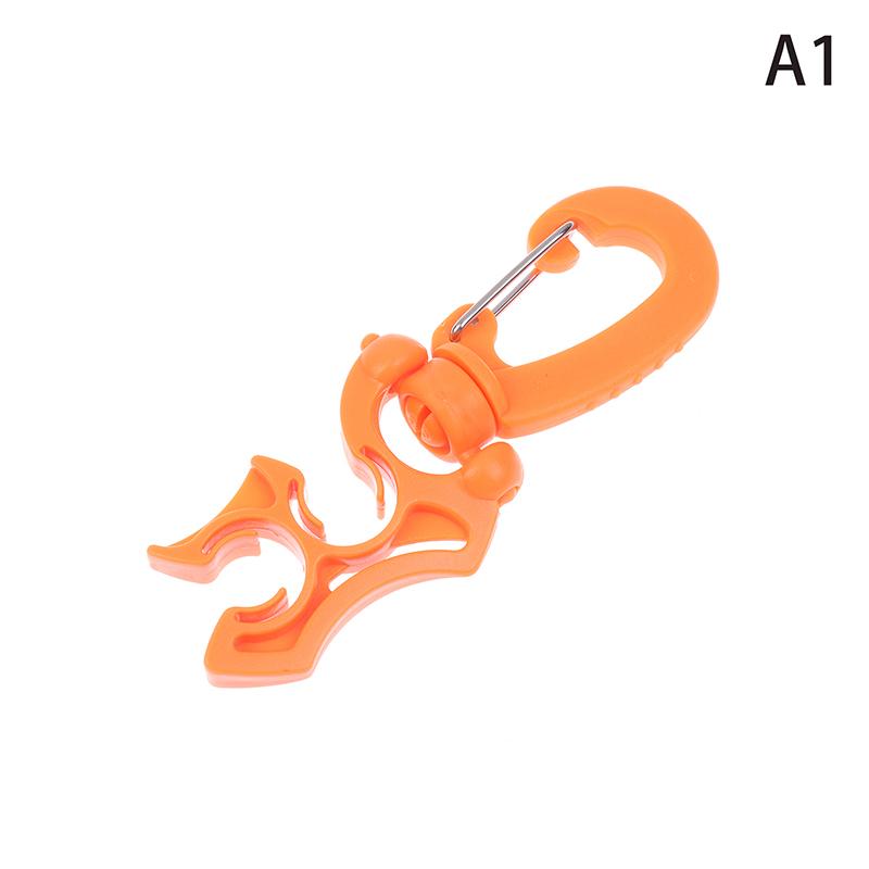 Soporte de Manguera Doble para Buceo con Pinza Accesorios para Consola de Regulador Bcd Para Sujetar Mangueras de Baja/Alta Presión Reguladores