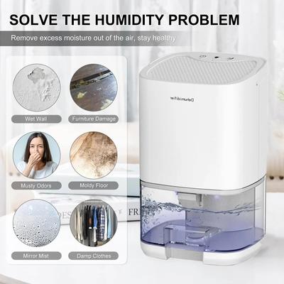 Air Dehumidifier Portable Mute Moisture Absorbers Machine Air Dryer For Home Bedroom Office Kitchen Deodorizer Dryer EU/US Plug
