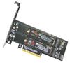 PCIe To M2 NVME Adapter Card PCI-E 4.0 X8 X16 NVME M Key SSD Converter M.2 PCI Expansion Card For 2230 2242 2260 2280