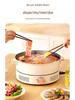 Multifunktionaler Elektro-Hot Pot und Grill mit großer Kapazität zum Shabu-Shabu-Kochen