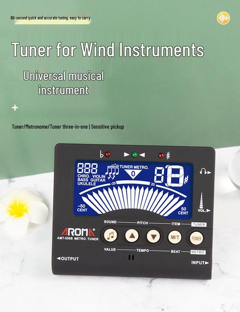 Anoma Electronic Tuner & Metronome for Wind Instruments and Violin