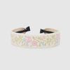 LALA Rose Pattern Hairband P-White Pink
